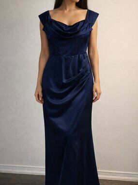 Elegant satin gown